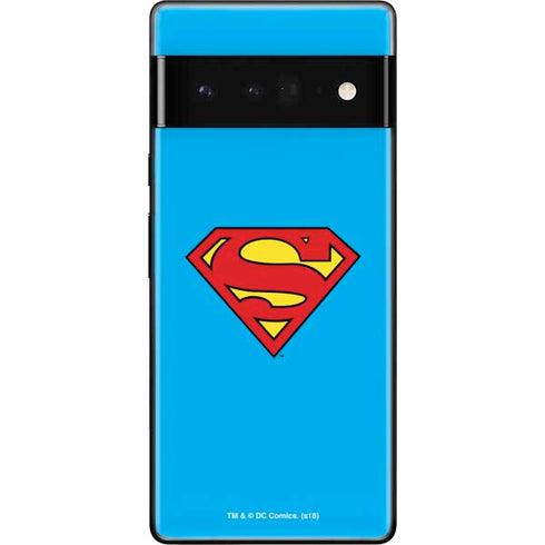 DC Comics Superman Official Logo Google Pixel 6 Pro Skin